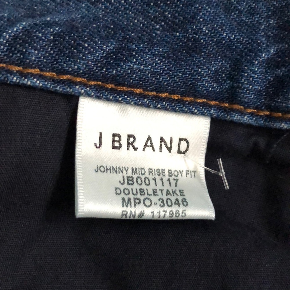 J brand distressed blue jeans. - Picture 6 of 8